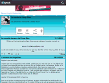 Tablet Screenshot of christianangebleu.skyrock.com