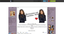 Desktop Screenshot of laetitia--web.skyrock.com