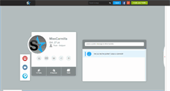 Desktop Screenshot of misscarmilla.skyrock.com