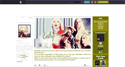 Desktop Screenshot of lady3gaga.skyrock.com