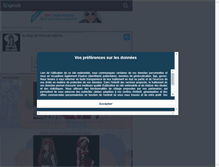 Tablet Screenshot of lilloune-adeline.skyrock.com