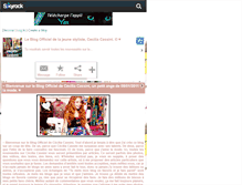 Tablet Screenshot of cecilia-cassini.skyrock.com