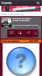 Mobile Screenshot of cours-de-magie.skyrock.com
