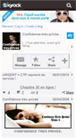 Mobile Screenshot of confidence-tres-privee.skyrock.com