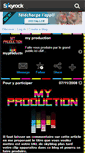 Mobile Screenshot of myproduction.skyrock.com