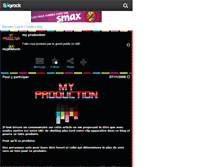 Tablet Screenshot of myproduction.skyrock.com