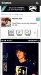 Mobile Screenshot of heartjustin.skyrock.com