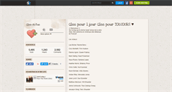 Desktop Screenshot of glee-actue.skyrock.com