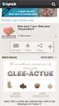 Mobile Screenshot of glee-actue.skyrock.com