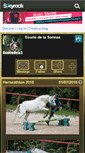 Mobile Screenshot of ecuriedelasonnaz.skyrock.com