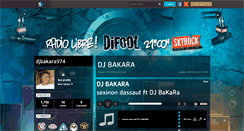 Desktop Screenshot of djbakara974.skyrock.com