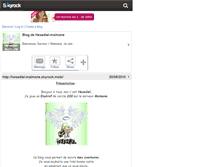 Tablet Screenshot of hesediel-maimane.skyrock.com