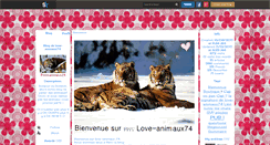 Desktop Screenshot of love-animaux74.skyrock.com