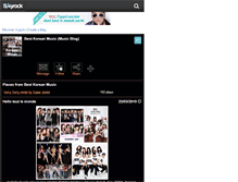 Tablet Screenshot of best-korean-music.skyrock.com