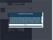 Tablet Screenshot of mlle-julie-x3.skyrock.com