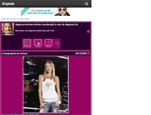 Tablet Screenshot of degrassi-miriam.skyrock.com