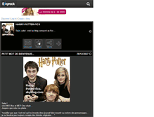 Tablet Screenshot of harry-potter-fics.skyrock.com