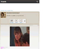 Tablet Screenshot of alexandra--x.skyrock.com