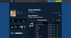 Desktop Screenshot of khalidhmusic.skyrock.com