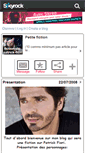Mobile Screenshot of fiction-de-patrick-fiori.skyrock.com