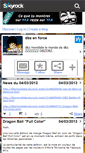 Mobile Screenshot of dbzmondiale.skyrock.com