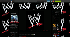 Desktop Screenshot of entreprise-wwe-wrestling.skyrock.com