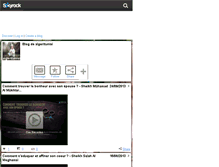 Tablet Screenshot of algeritunisi.skyrock.com