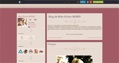 Desktop Screenshot of mlle-fiction-bieber.skyrock.com