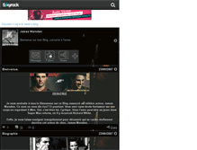 Tablet Screenshot of jamesmarsden.skyrock.com