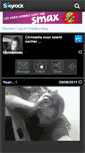 Mobile Screenshot of christelledu63.skyrock.com