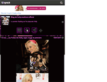 Tablet Screenshot of holly-madison-official.skyrock.com