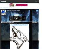Tablet Screenshot of coyote-rider.skyrock.com