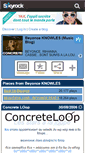 Mobile Screenshot of concreteloop.skyrock.com