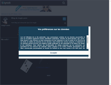 Tablet Screenshot of magic-yann.skyrock.com