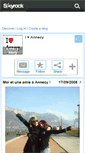 Mobile Screenshot of annecy-story.skyrock.com
