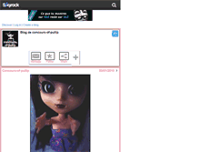 Tablet Screenshot of concours-of-pullip.skyrock.com