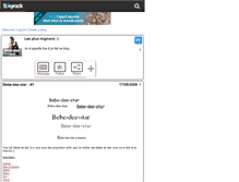 Tablet Screenshot of bebe-dee-star.skyrock.com