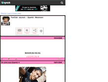 Tablet Screenshot of fanclub--quentin-m.skyrock.com