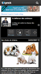 Mobile Screenshot of defense-animal.skyrock.com