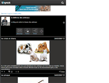 Tablet Screenshot of defense-animal.skyrock.com