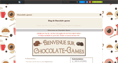 Desktop Screenshot of chocolate-games.skyrock.com