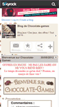 Mobile Screenshot of chocolate-games.skyrock.com