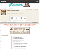 Tablet Screenshot of chocolate-games.skyrock.com