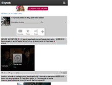 Tablet Screenshot of biebs-daily.skyrock.com