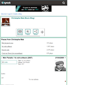 Tablet Screenshot of chriistophee--mae.skyrock.com