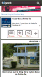 Mobile Screenshot of cyberbase-petite-ile.skyrock.com