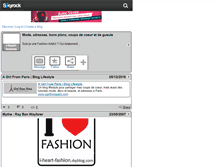 Tablet Screenshot of i-heart-fashion.skyrock.com