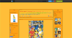 Desktop Screenshot of comics-simpsons.skyrock.com