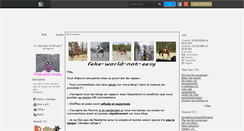Desktop Screenshot of fake-world-not-easy.skyrock.com